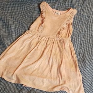 Pink and gold shimmer dress